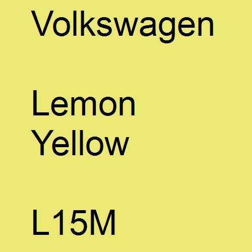 Volkswagen, Lemon Yellow, L15M.